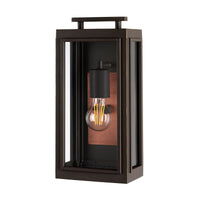 Quintiesse Sutcliffe 1 Light Wall Lantern Oil Rubbed Bronze