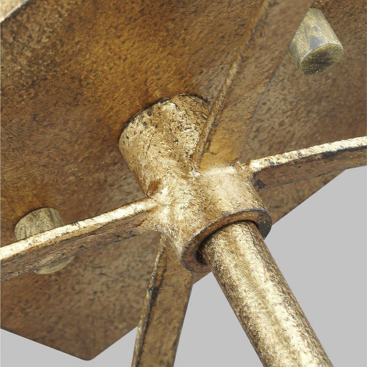 Thayer 4 Light Semi- Flush Mount Light Elstead 2