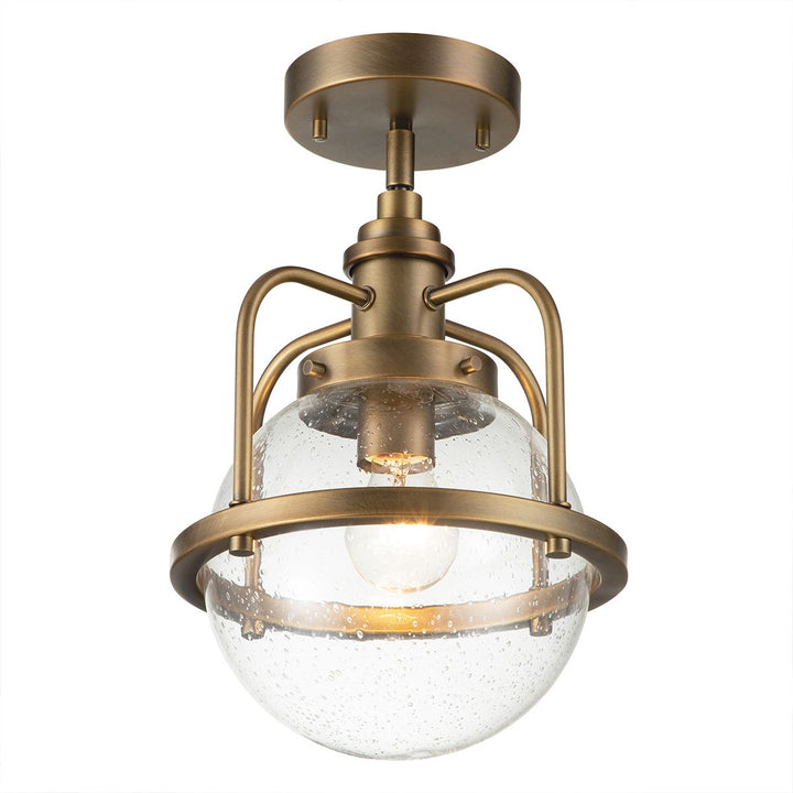 Triocent 1 Light Semi-Flush Pendant Light Elstead 10