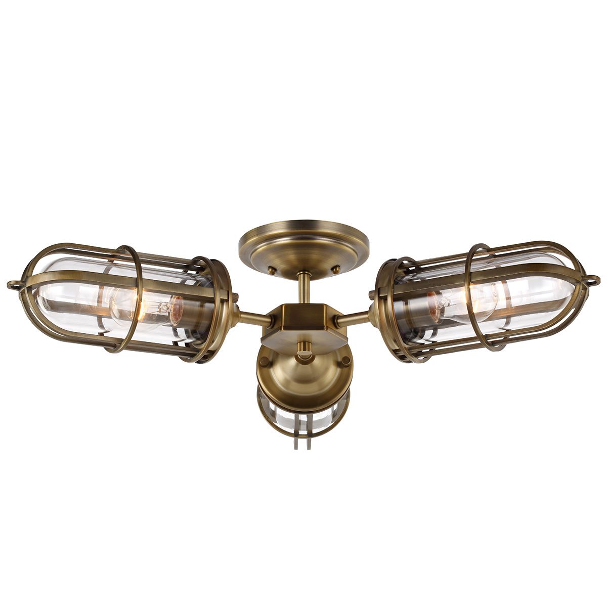 Quintiesse Urban Restoration 3 Light Semi Flush