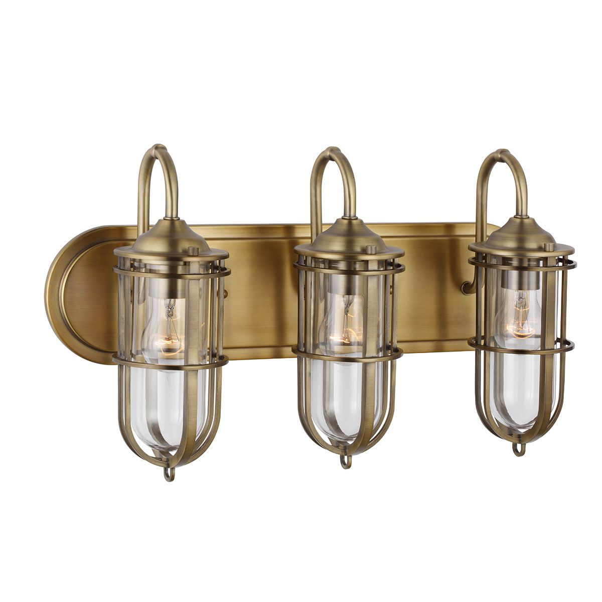 Quintiesse Urban Restoration 3 Light Wall Light