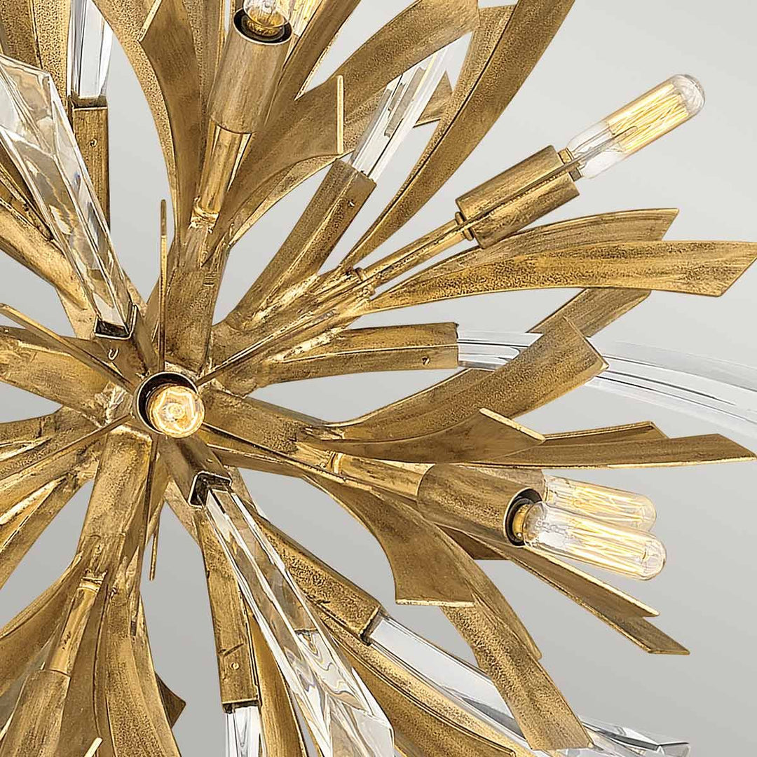 Vida 13 Light Small Pendant Light Elstead 6