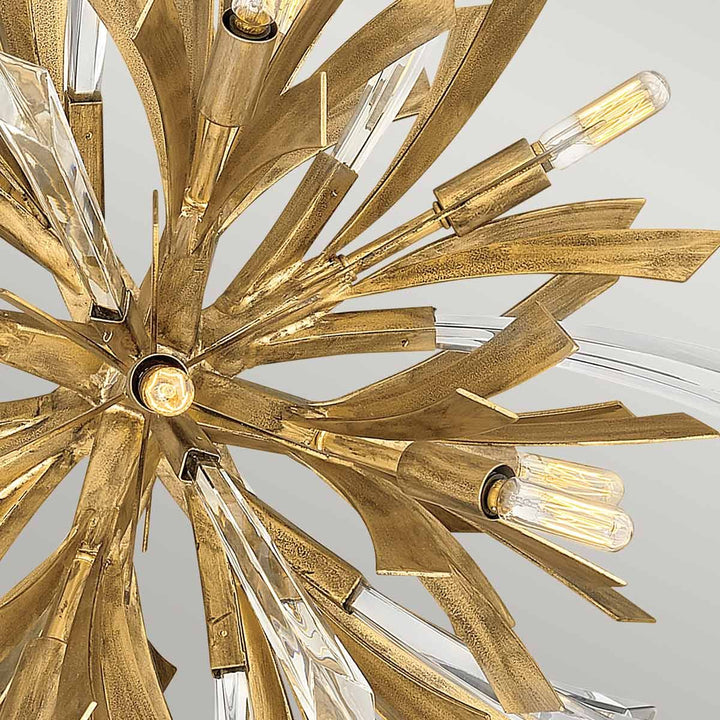 Vida 13 Light Small Pendant Light Elstead 6