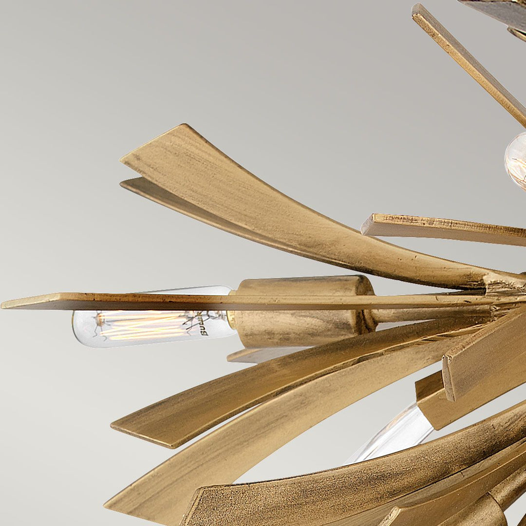 Vida 9 Light Semi Flush Light Elstead 2