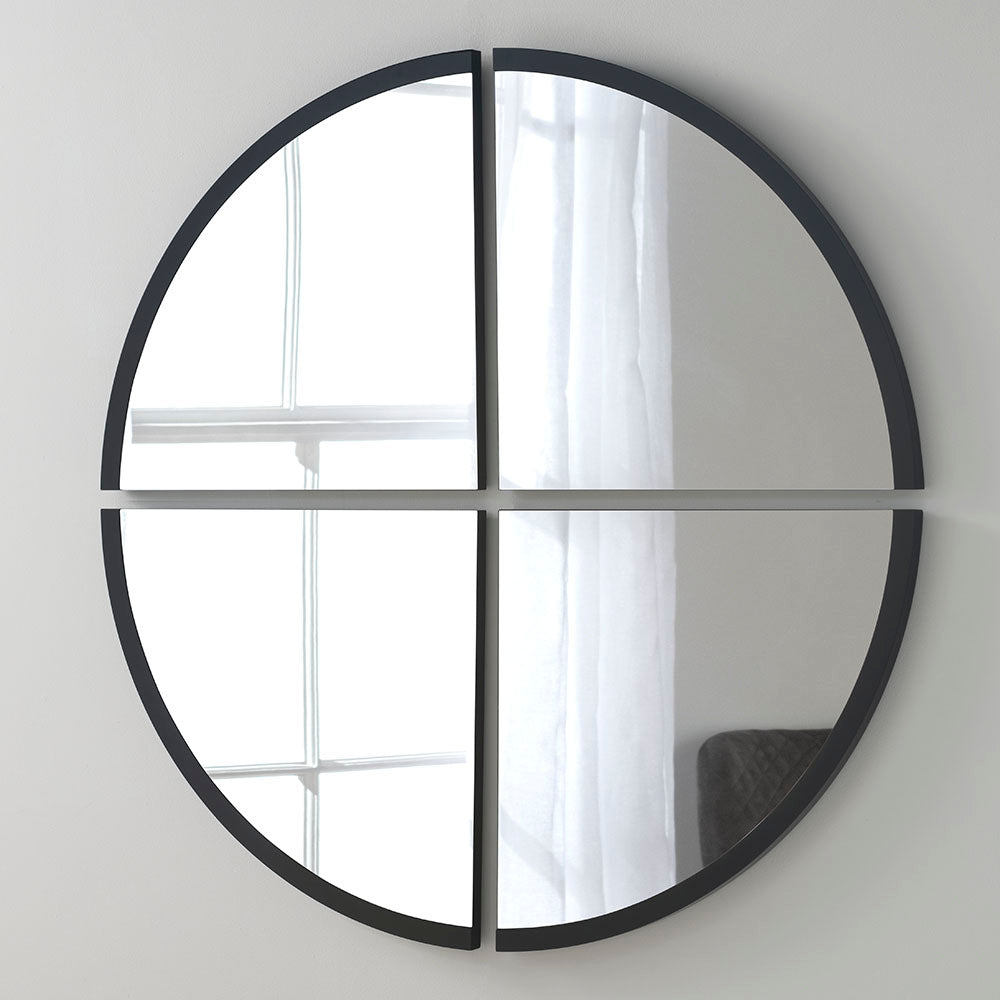  Yearn Mirrors-Olivia's Zenith Wall Mirror-Black 525 