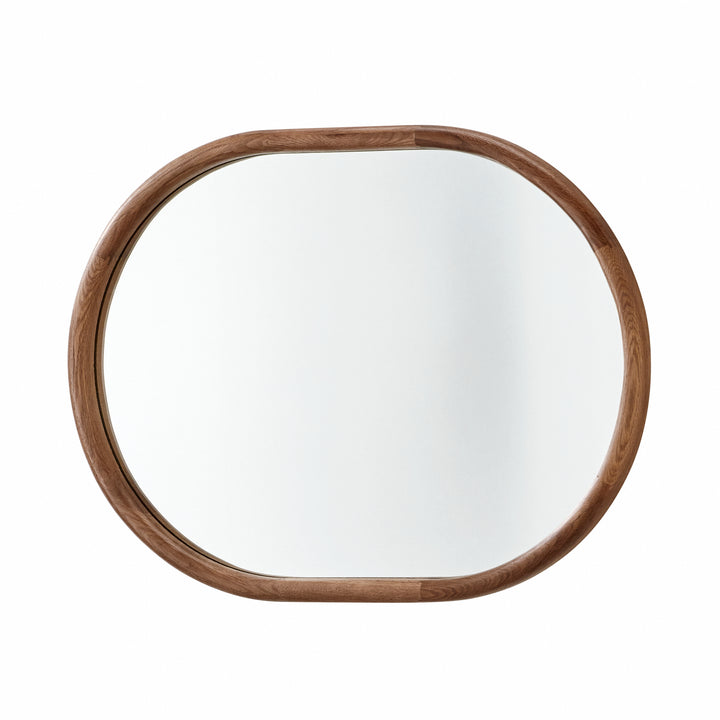 Quebec Oval Wall Mirror - Walnut Yearn Mirrors 4