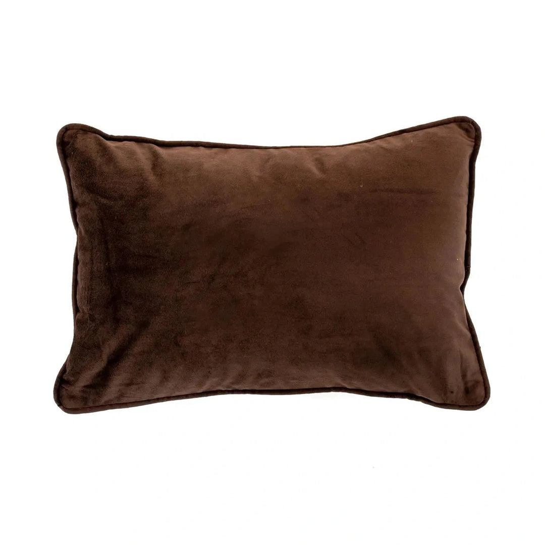 Luxe Rectangle Cushion - Chocolate Malini 1