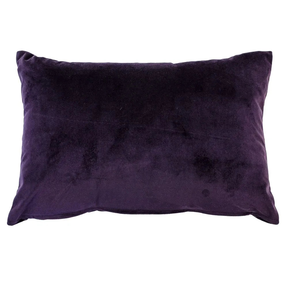 Malini Luxe Rectangle Cushion in Purple