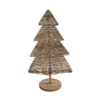 Ivyline Rattan Christmas Tree - 60cm