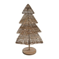 Ivyline Rattan Christmas Tree - 80cm