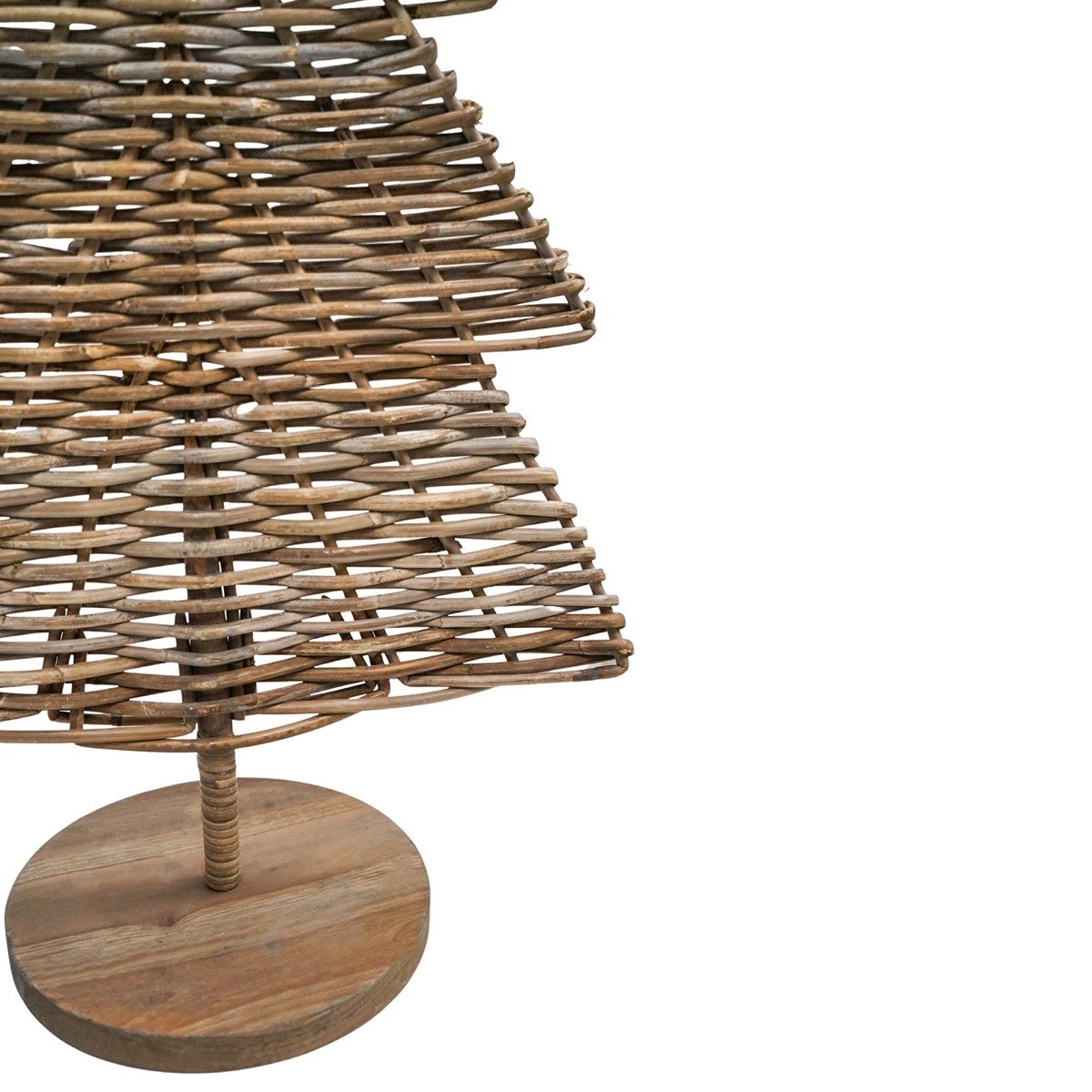 Ivyline Rattan Christmas Tree - 80cm