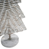 Ivyline Rattan Christmas Tree in White