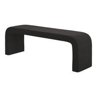 O&Co Farrah Dining Bench in Black