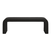 O&Co Farrah Dining Bench in Black