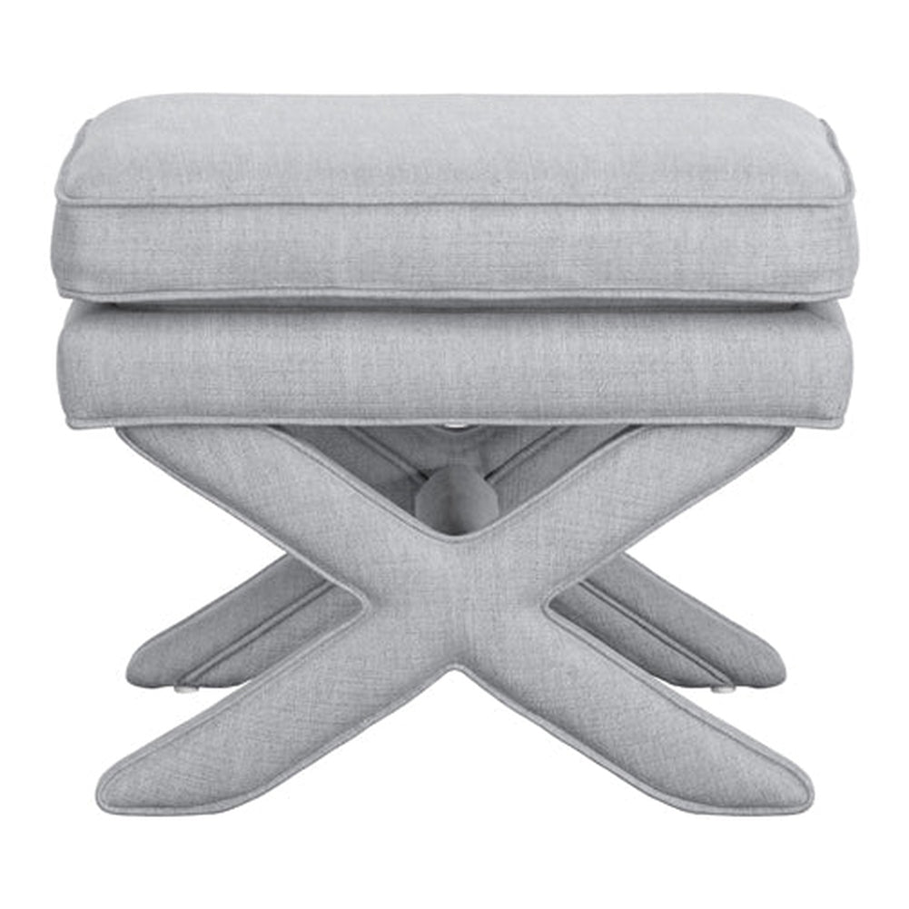 O&Co Bridgette Stool in Light Grey