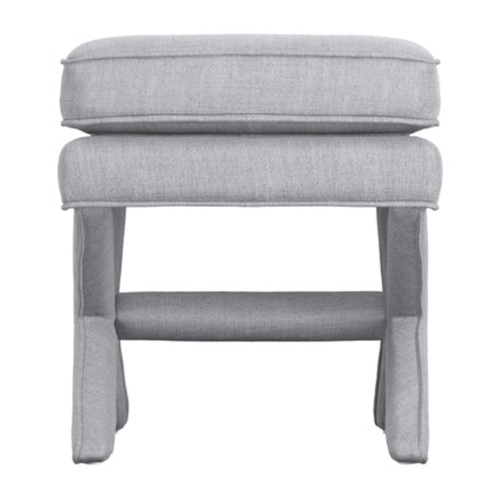 O&Co Bridgette Stool in Light Grey