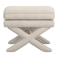 O&Co Bridgette Stool in Stone