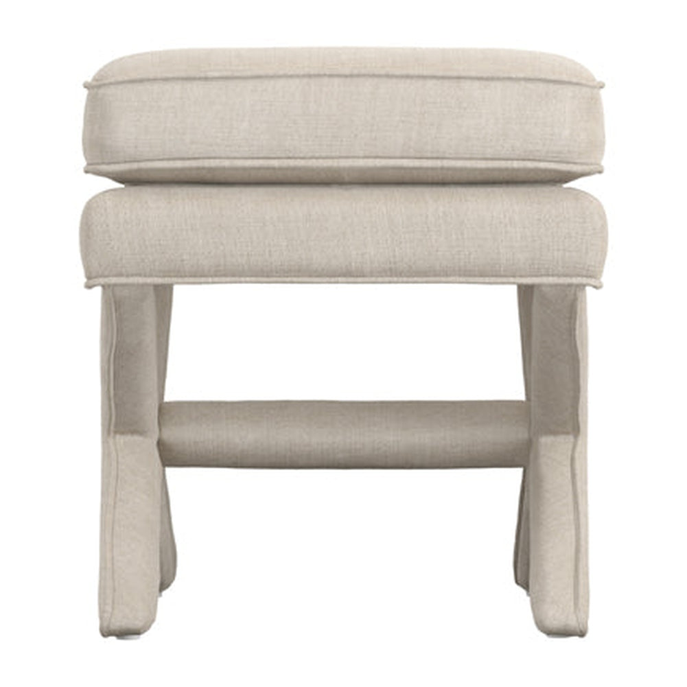 O&Co Bridgette Stool in Stone