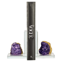 Richmond Interiors Agate Bookends - Glass & Crystal