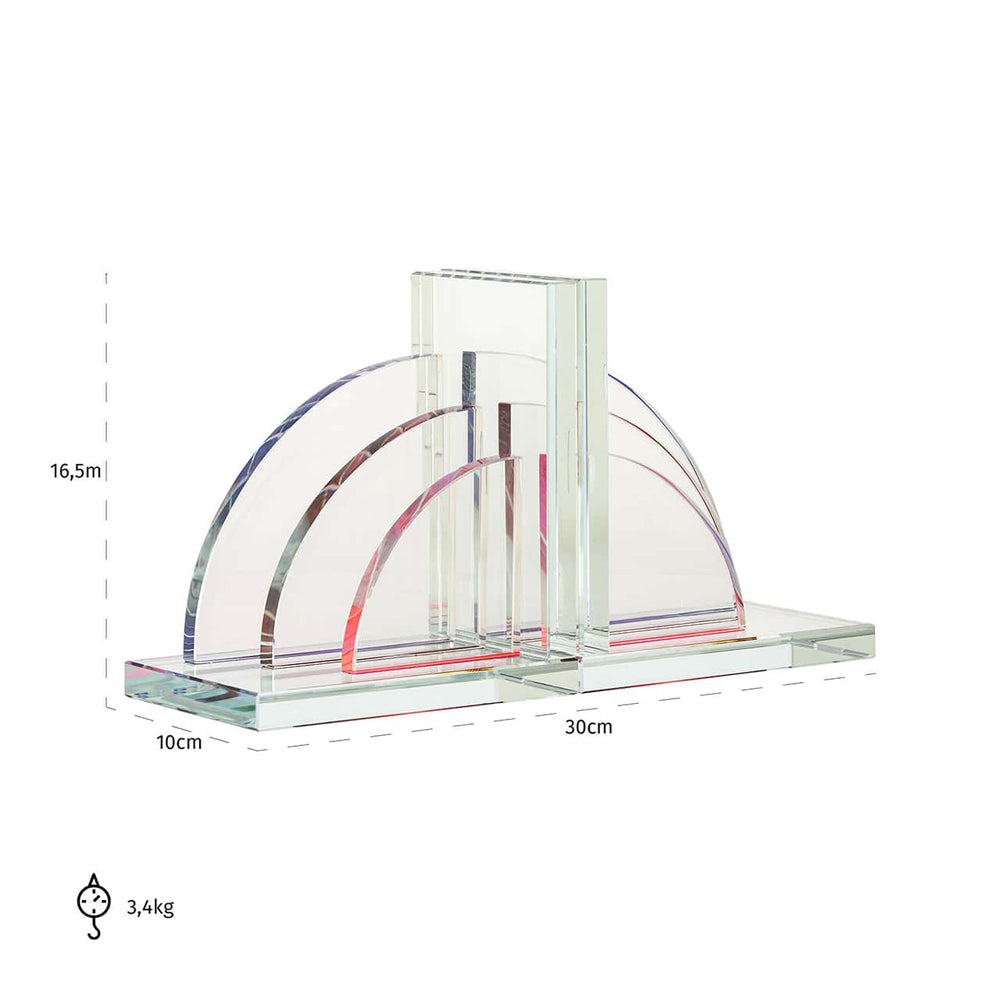 Linnea Glass Bookends Richmond 6