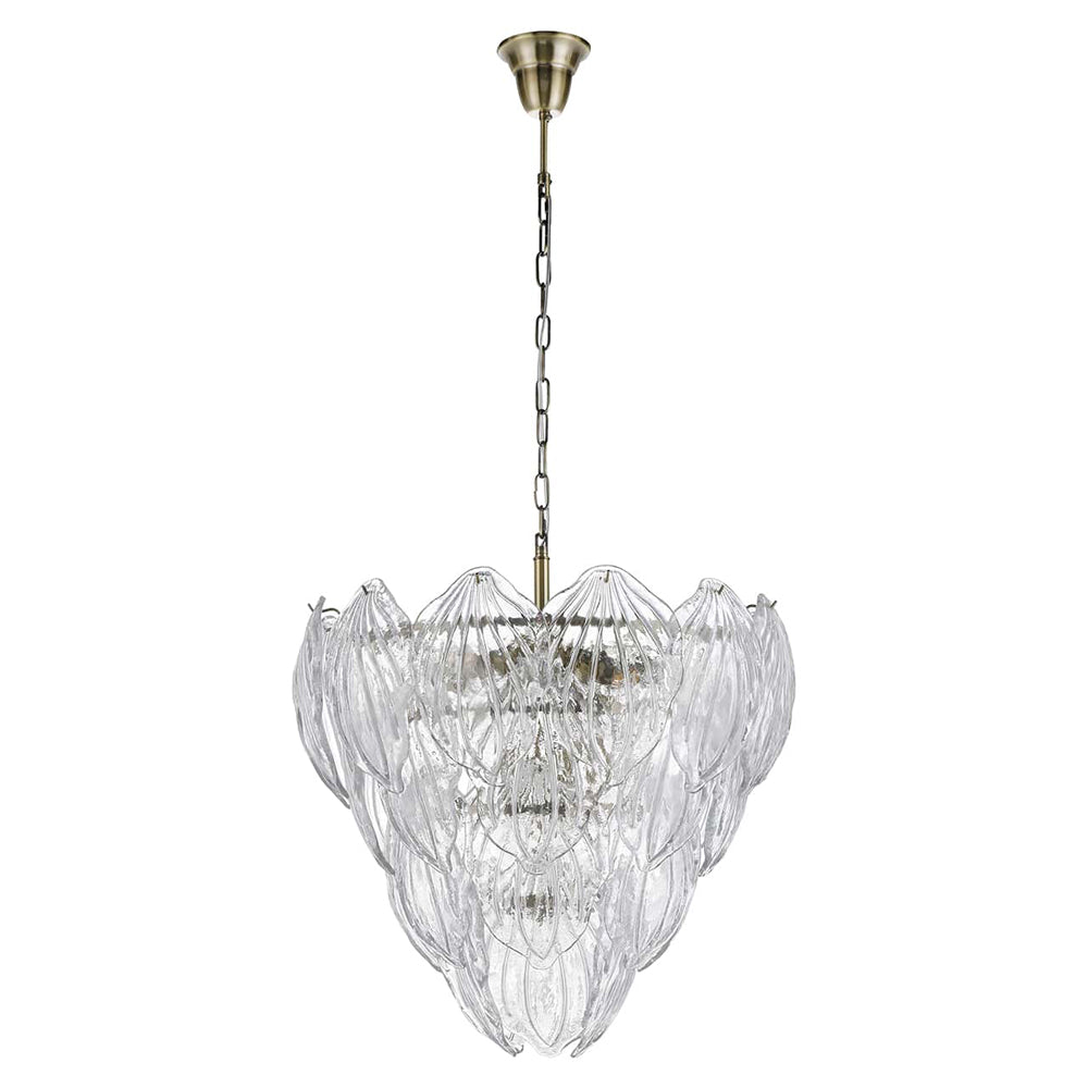 Richmond Interiors Clay Glass Hanging Lamp