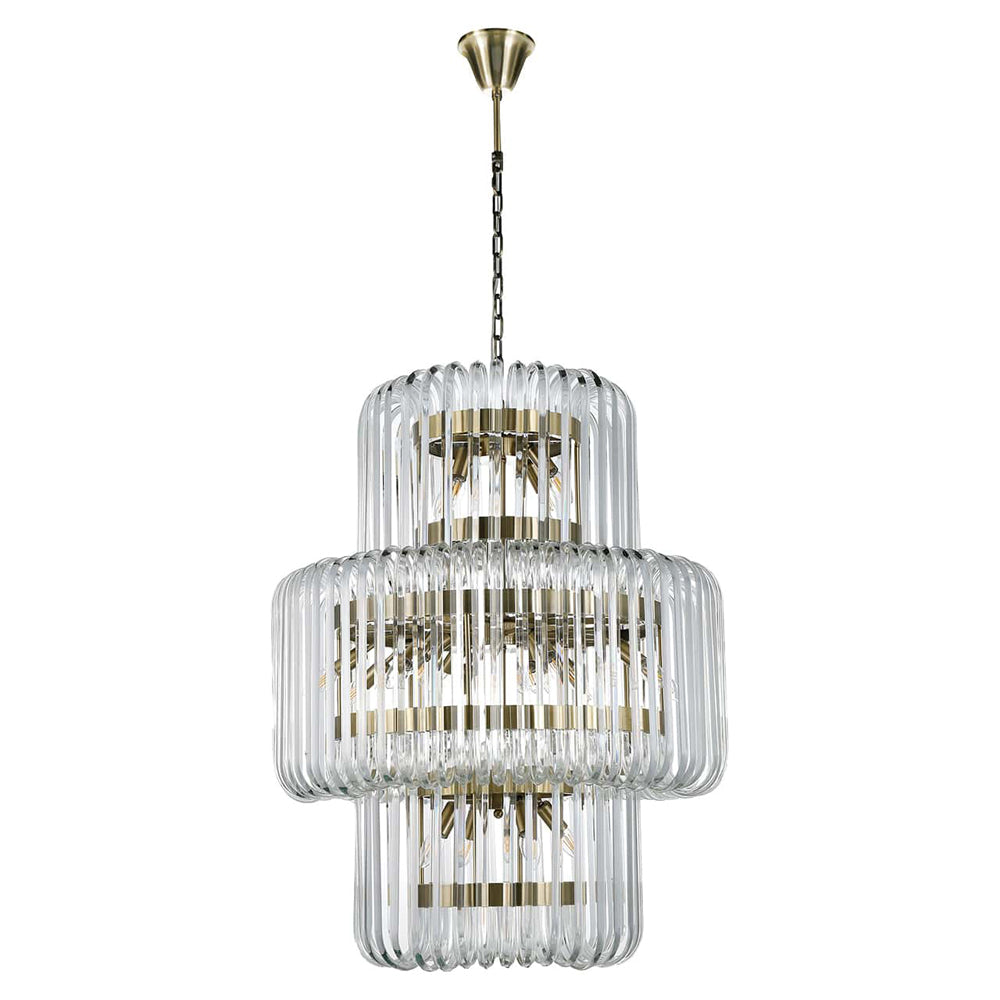 Richmond Interiors Chenna Glass Hanging Lamp