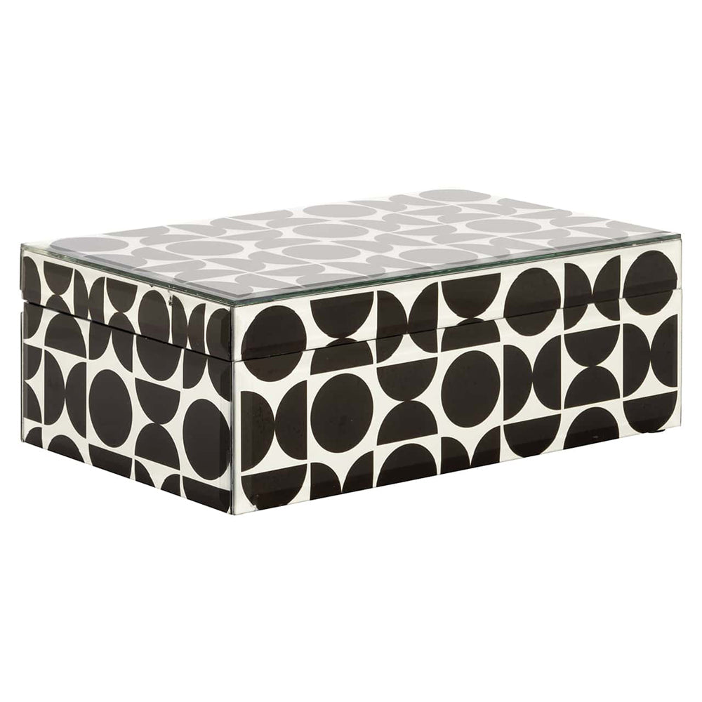 Richmond Interiors Vivian Large Jewellery Box in Black