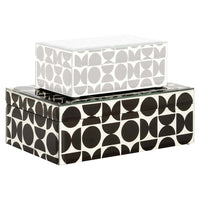 Richmond Interiors Vivian Large Jewellery Box in Black