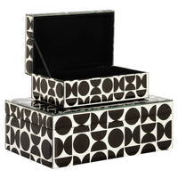 Richmond Interiors Vivian Large Jewellery Box in Black