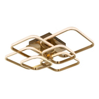 Richmond Interiors Cailey Ceiling Light in Brushed Gold