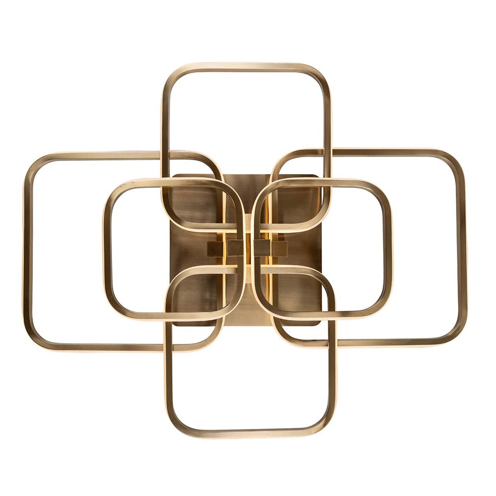 Richmond Interiors Cailey Ceiling Light in Brushed Gold