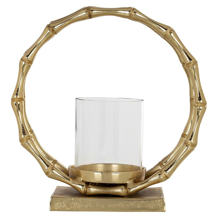 Merlyn Small Glass Hurricane - Gold Richmond 1