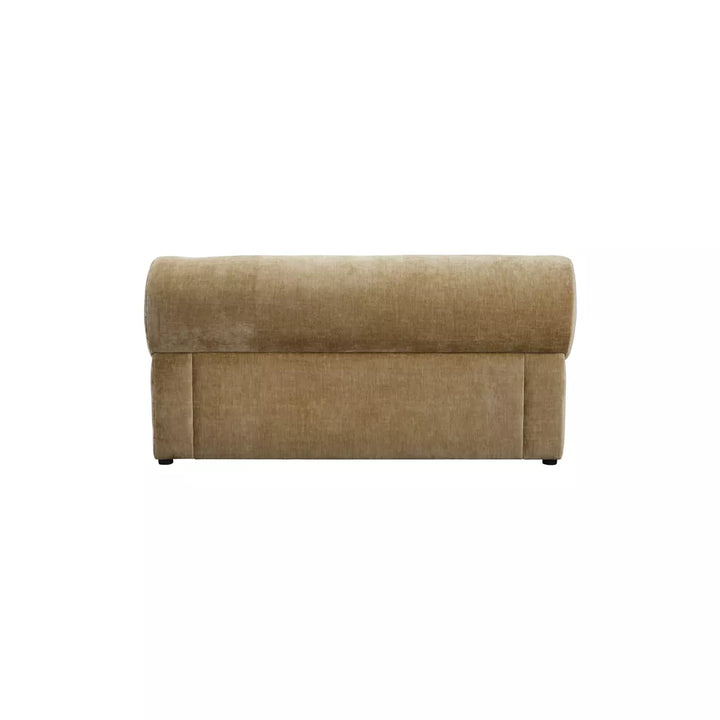 Caspar Velvet Chenille Sofa - Sandy