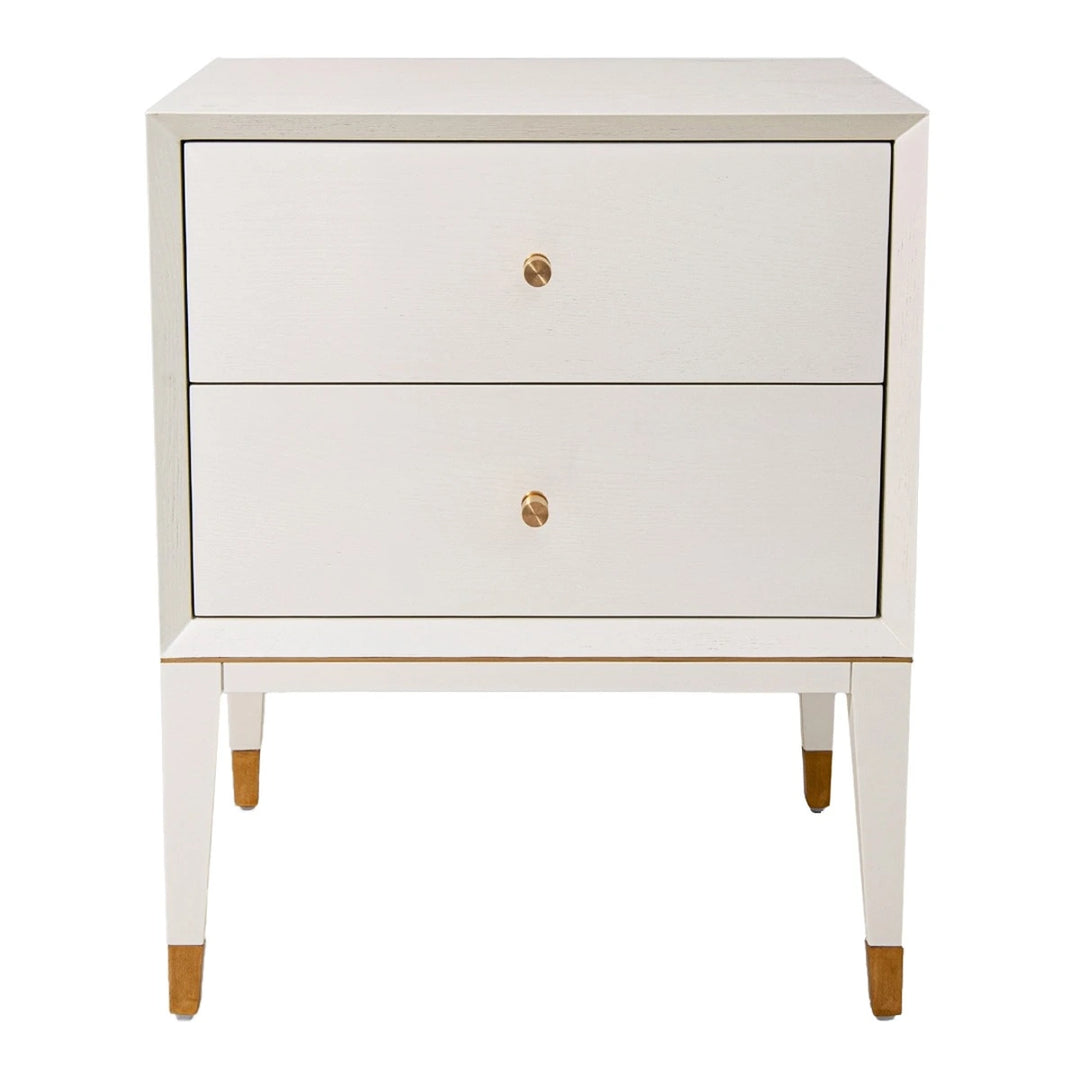 Bayeux Bedside Table - White