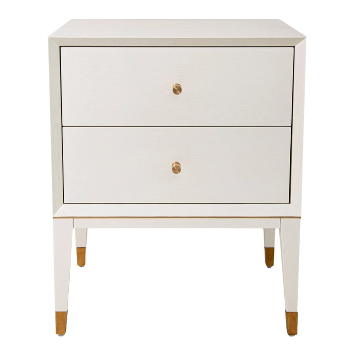 Bayeux Bedside Table - White