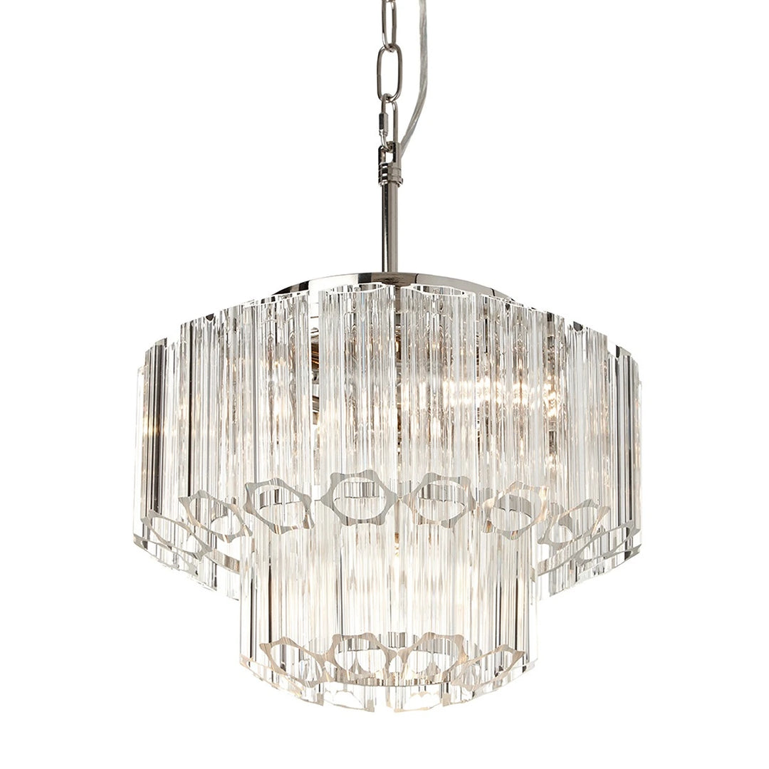 Nasser Chandelier 32cm - Nickel