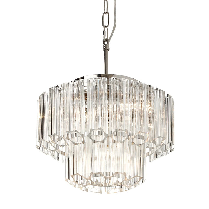 Nasser Chandelier 32cm - Nickel