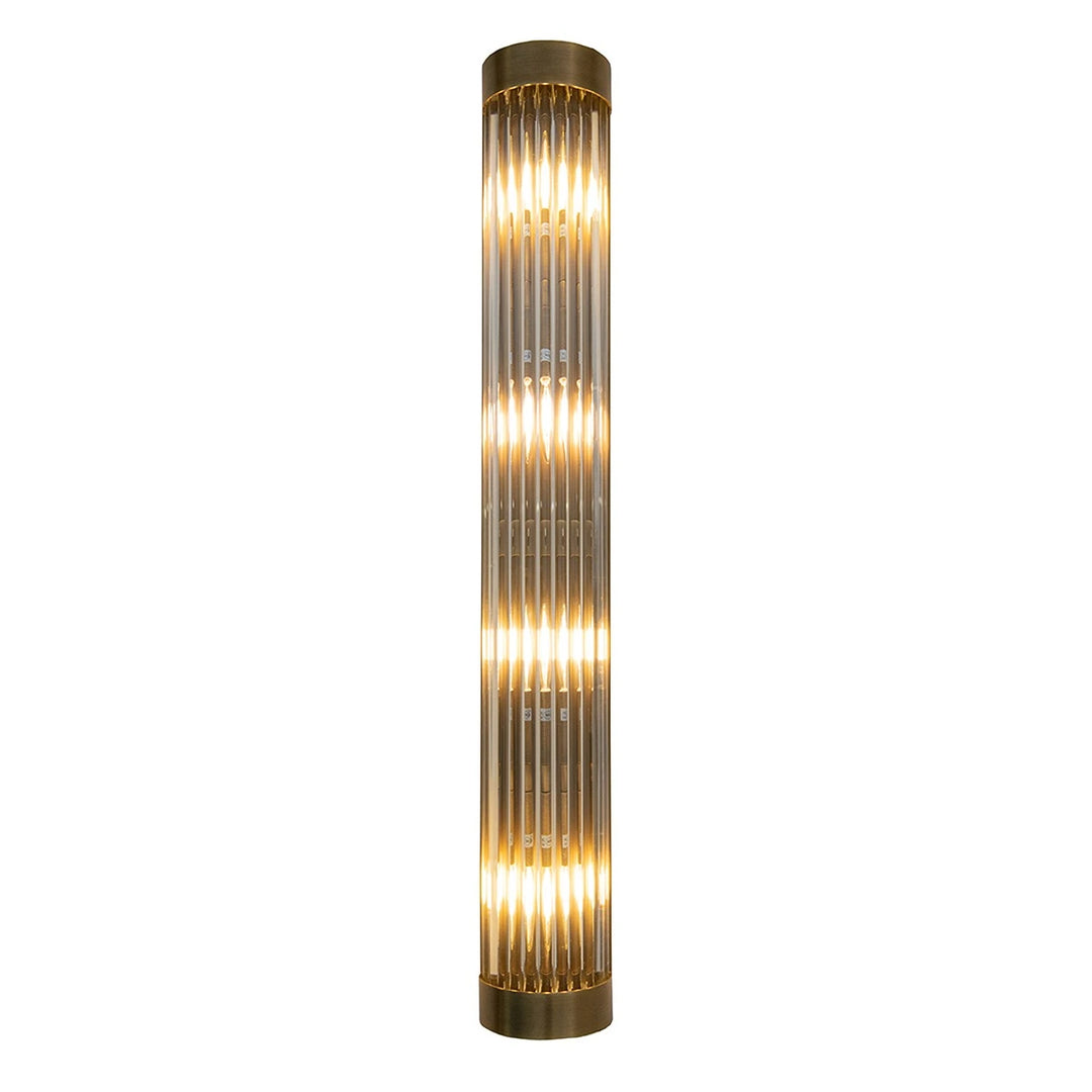 Nasir Long Wall Lamp - Antique Brass