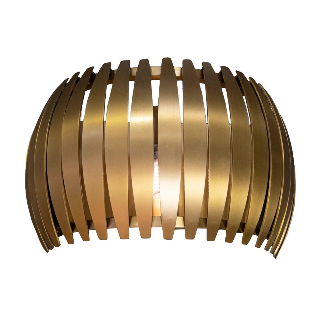 Dean IP65 Wall Lamp - Antique Brass