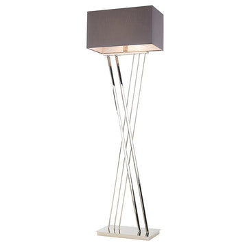 Roma Floor Lamp - Nickel