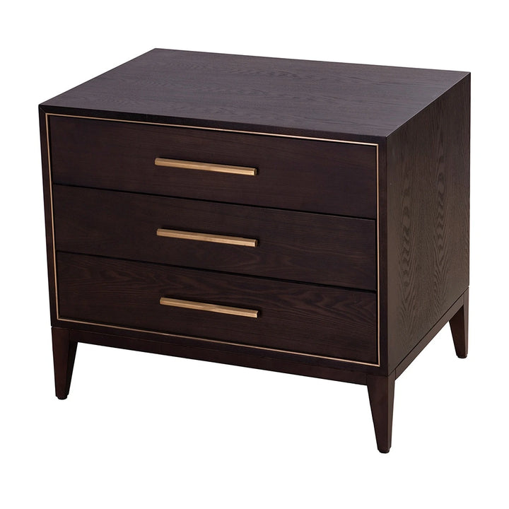 Thomas 3 Drawer Bedside Table