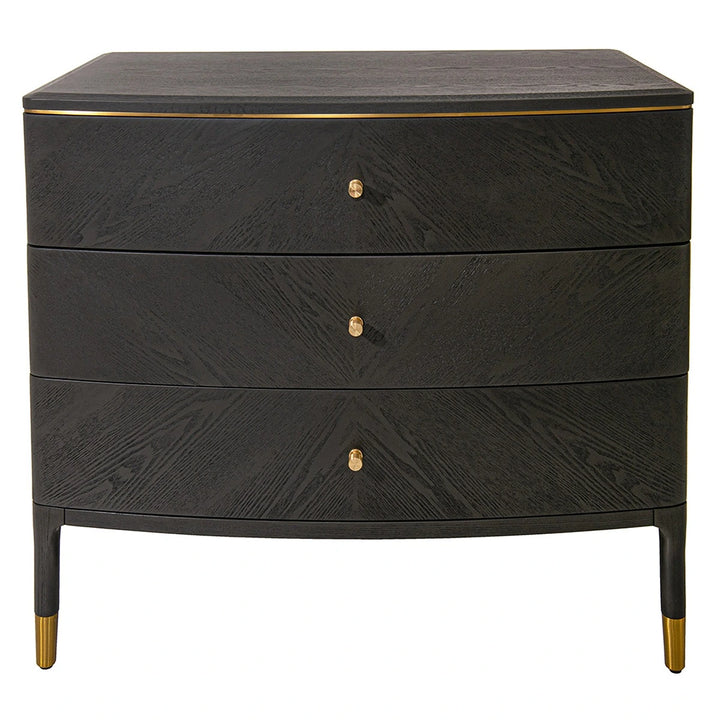 Vancent 3 Drawer Chest - Grey