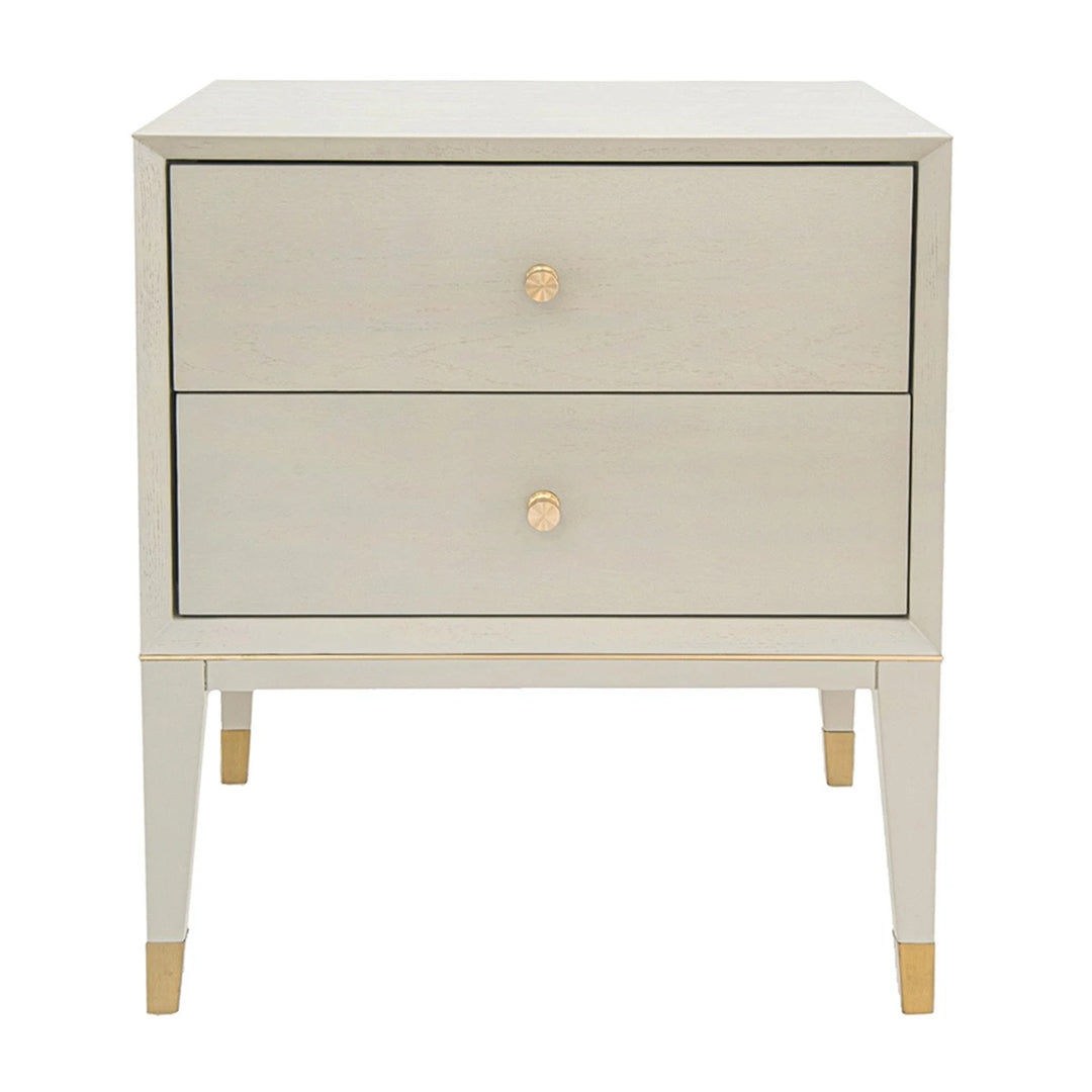 Bayeux Bedside Table - Grey