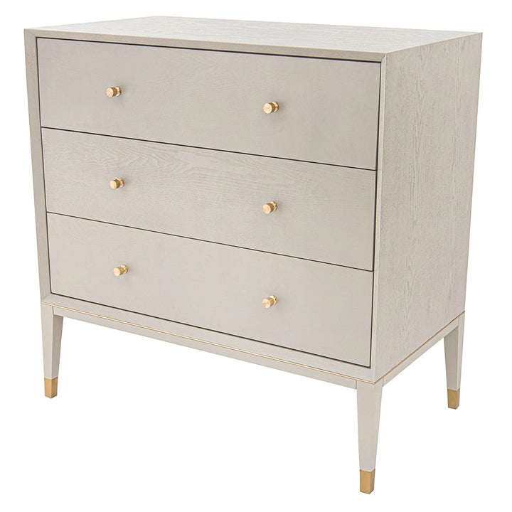 Bayeux 3 Drawer Chest - Grey