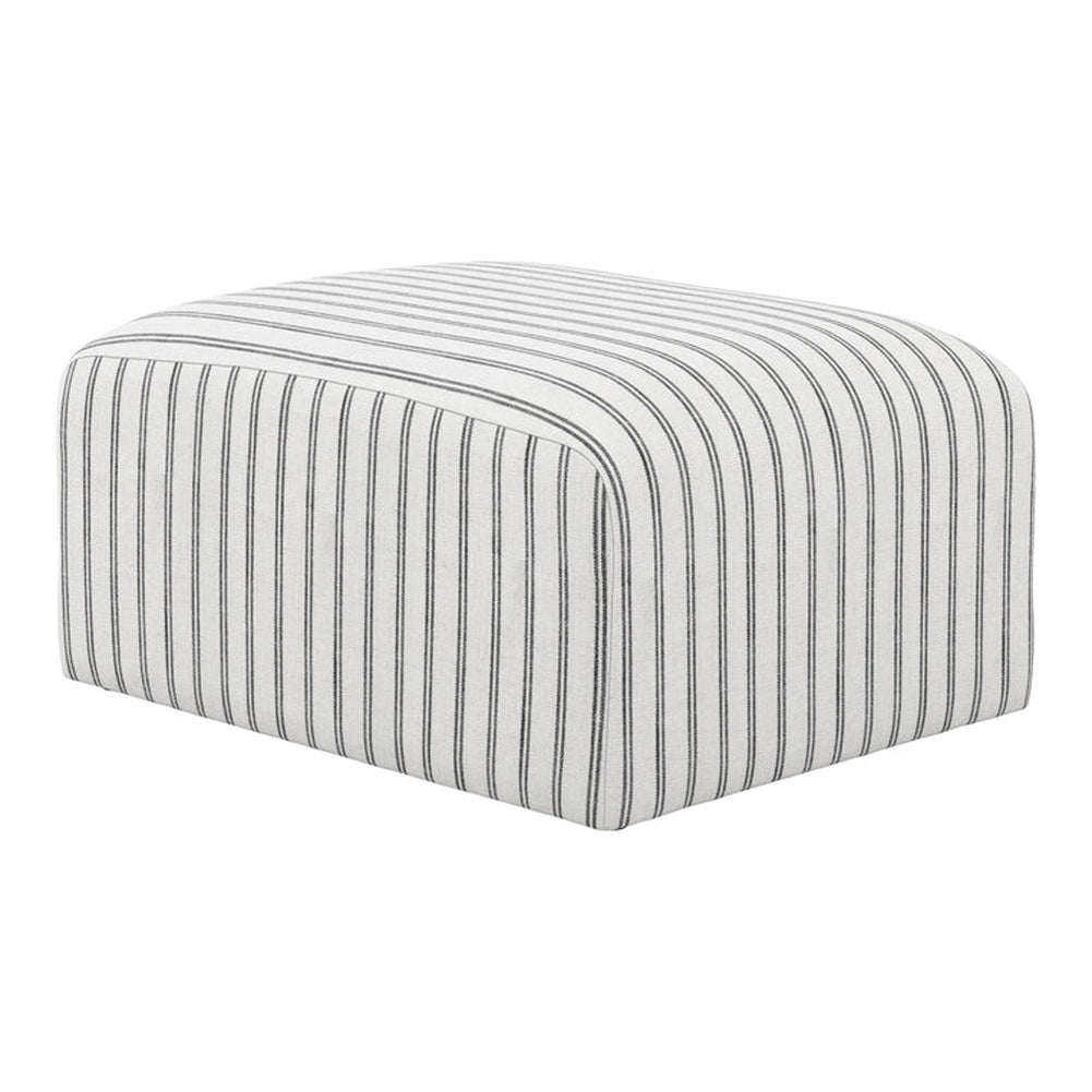 Jersey Chalk Stripe Pouffe LPD Home 3