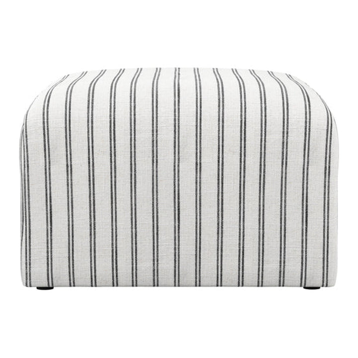 Jersey Chalk Stripe Pouffe LPD Home 4