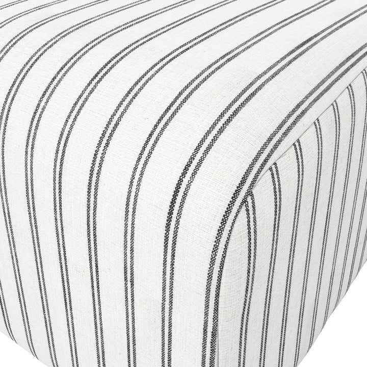 Jersey Chalk Stripe Pouffe LPD Home 5