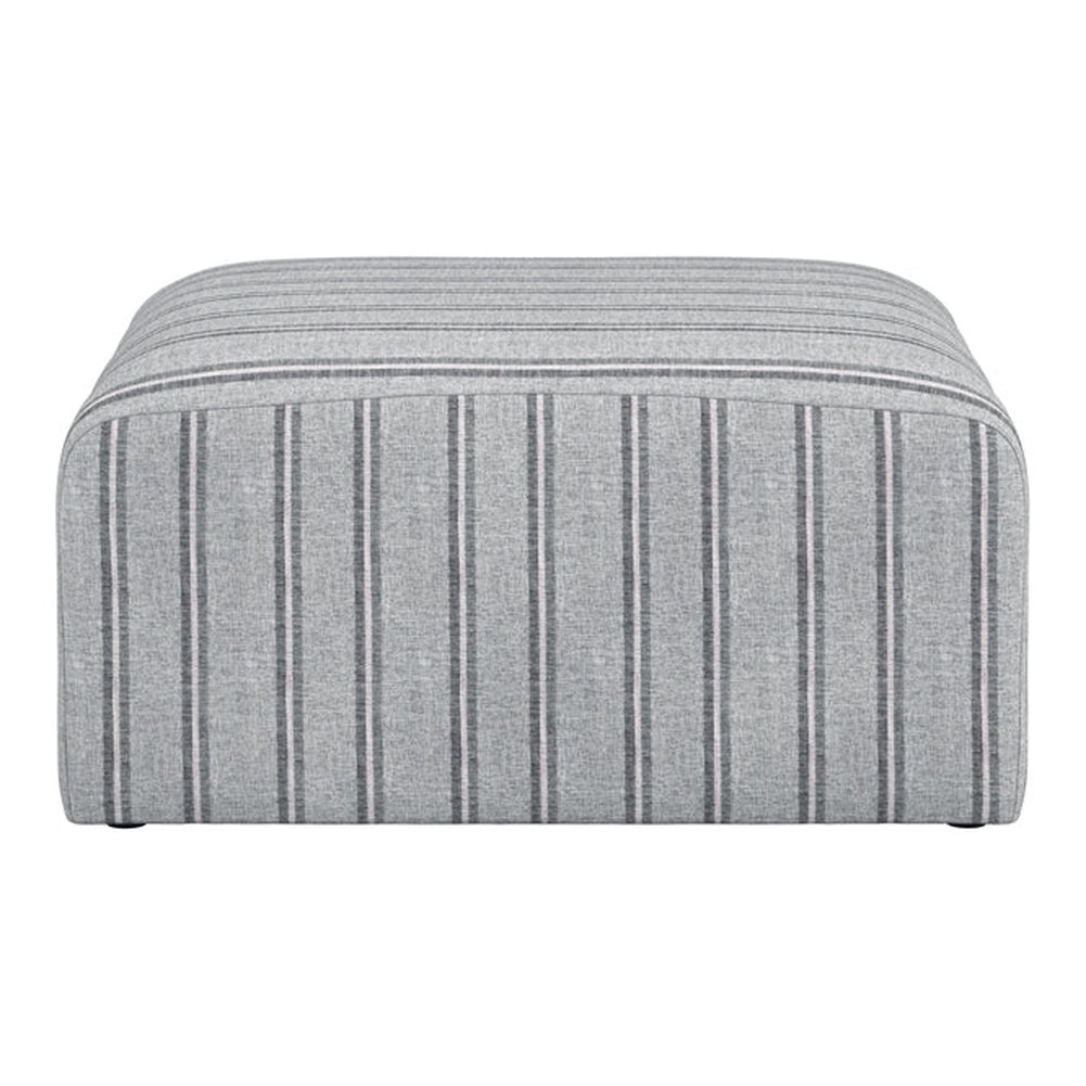 Jersey Thick Stripe Pouffe LPD Home 1