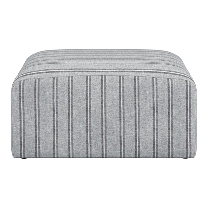 Jersey Thick Stripe Pouffe LPD Home 1