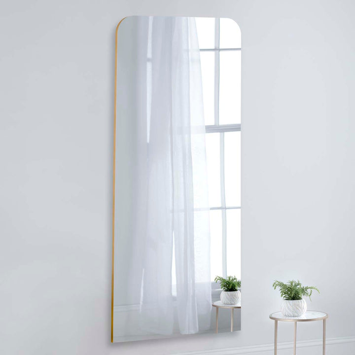 Rada Full Length Leaner Mirror 180x100cm - Gold Yearn Mirrors 2